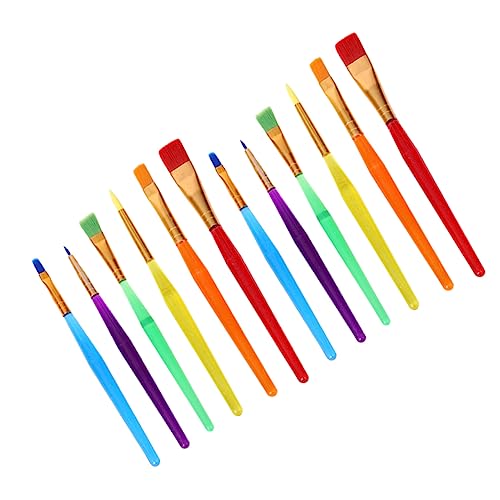 VILLCASE Satz kinderpinsel malstifte Kinder aquarellfarben stifte diamentpaiting Kinder Wasserfarben stifte Wasserfarben-Pinselstift Gesichtspinsel Aquarell-Ölpinsel Pinsel Kinder von VILLCASE