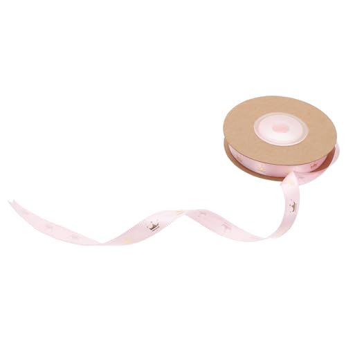 VILLCASE Schleife Kopfschmuck Zubehör Selber Machen Verpackungsband Geschenkband Band Zum Herstellen Von Kopfbedeckungen Handgefertigtes Band Bänder Band Für Diy Polyester Rosa von VILLCASE