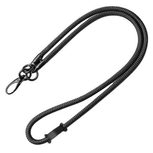 VILLCASE Schnur Handyriemen Handy-Hängeband Telefon Hals -verlorenes Telefon-Lanyard langes Telefonkabel handy schlaufe band handyband Handy-Umhängeband -Gurt Nylon Black von VILLCASE