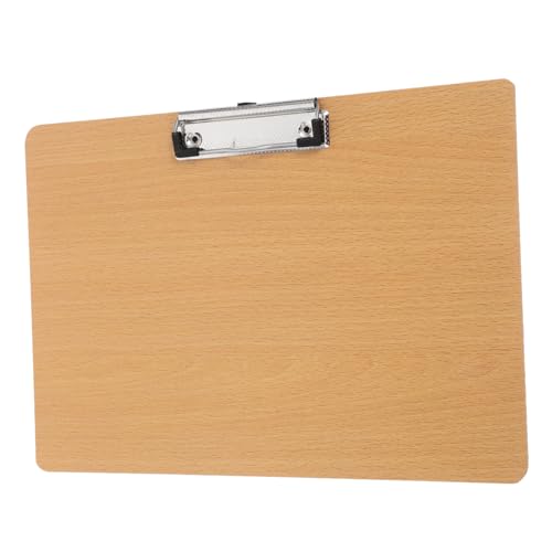 VILLCASE Schreibblock-clip Bürobedarf Zwischenablage Klein Layout-zwischenablage Kleine Klemmbretter Zwischenablage Öffnen Mini-klemmbretter Schreiben Von Support-boards Malbrett Khaki Mdf von VILLCASE