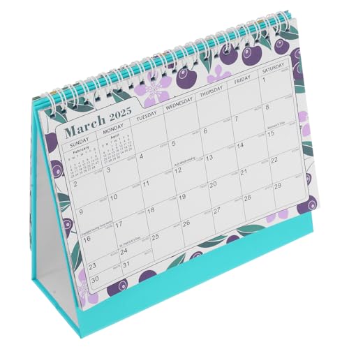 VILLCASE Schreibtischkalender Notizblock Kalenderplaner Kleiner Kalender Für Den Schreibtisch Stehender Kalender Süßer Kalender Heimdekoration Flip-desktop-kalender Monatskalender Papier von VILLCASE