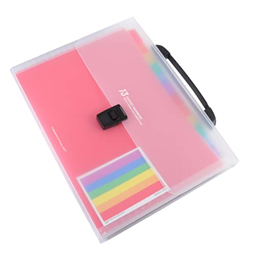 VILLCASE Schüler Zubehör ordner dokumentenmappe mappen document folder dokumenten tasche folders dokumente organizer document bag cartape Schlüsselanhänger-Beutel Kreisteppich Colorful von VILLCASE