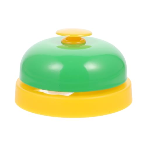 VILLCASE Spielglocke küche kueche barce Serviceglocke barstößel Türklingel drahtlos Tülle handgehaltene Glocke Hund Babyphone Glocke von Hand drücken Schalter Rezeption Barring Metall Green von VILLCASE