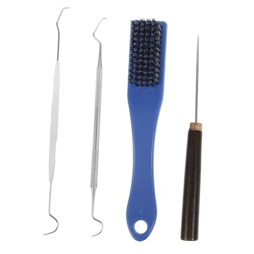 1 Satz Reinigungsnadeln mit Drahtbürste für Walnuss Handwerksprojekte Vielseitiges Set mit Kunststoffgriff und Verschiedenen Reinigungswerkzeugen für Präzise Pflege und 1 Satz Reinigungsnadeln mit Drahtbürste für Walnuss Handwerksprojekte Vielseitiges Set mit Kunststoffgriff und Verschiedenen Reinigungswerkzeugen für Präzise Pflege und von VILLFUL