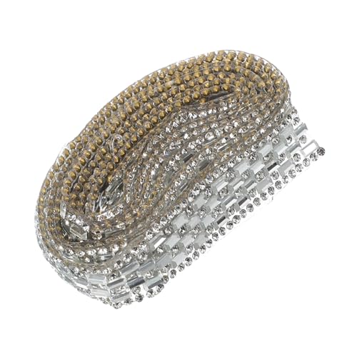 VILLFUL 1 Rolle Strassgürtel Diamantband Verpackungsband Strasssteine ​​Zum Basteln Strassbänder Bling Strassstreifen Strassband DIY Strassstreifen von VILLFUL