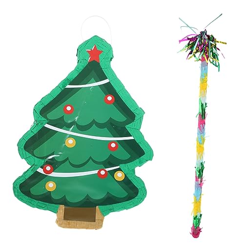 VILLFUL 1 Satz （， 1）2pcs Dekor Pinata Zum Thema Weihnachten Party-piñata Partygeschenk Weihnachtsbaum-design-pinata Christbaumschmuck Weihnachts-piñata Papier von VILLFUL