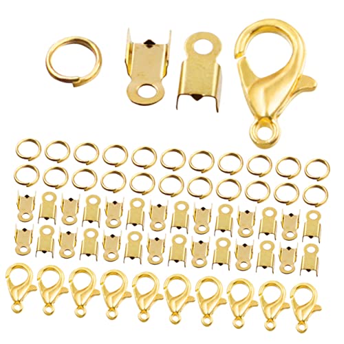 VILLFUL 1 Satz DIY zubehör Perlensets Armbandverschlüsse und Verschlüsse armbandverschluss schmuckherstellung zubehör Ohrhänger Ringe Heimwerkerbedarf DIY-Schmuckzubehör Eisen Golden von VILLFUL