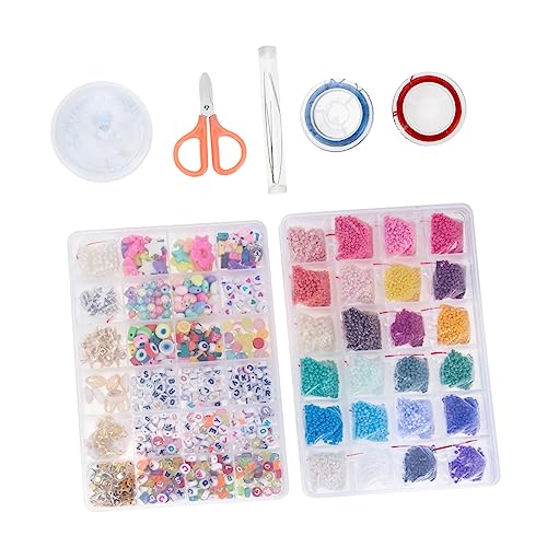 VILLFUL 1 Set Glass Lose Perlen DIY Bastelkügelchen Schmuck Making Spacer Perlenzubehör Machen von VILLFUL