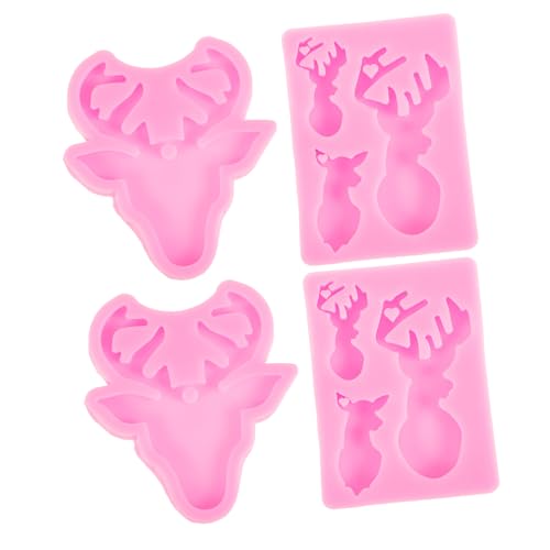 VILLFUL 1 Set Hirschkopf Anhängerform, Flexible Silikonform, Tierförmige Dekorform, Formen Zum Basteln, Silikonform Für Heimwerker, DIY Tierform, Silikon Tierform Für DIY Gussform VILLFUL 1 Set Hirschkopf Anhängerform, Flexible Silikonform, Tierförmige Dekorform, Formen Zum Basteln, Silikonform Für Heimwerker, DIY Tierform, Silikon Tierform Für DIY Gussform von VILLFUL