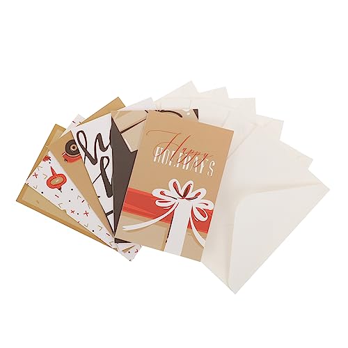 VILLFUL 1 Set Kreative Weihnachtskarten Klappkarten Für Weihnachten Einladungskarten Zur Weihnachtsfeier Schöne Weihnachtsdekoration Grußkarten Für Familie Und Freunde von VILLFUL