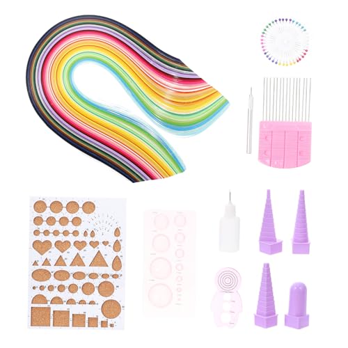 VILLFUL 1 Set Papier-quilling-kit-streifen Stripping Papierwerkzeuge DIY Papier-handwerks-kit von VILLFUL