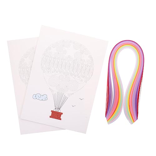 VILLFUL 1 Set Scrapbooking Kit, Dekorationsmaterialien, Quilling Papiermaterial Kit, Papier Quilling Zubehör, Papier Bastelbedarf, Papier Quilling Bastelbedarf, Papier Quilling DIY VILLFUL 1 Set Scrapbooking Kit, Dekorationsmaterialien, Quilling Papiermaterial Kit, Papier Quilling Zubehör, Papier Bastelbedarf, Papier Quilling Bastelbedarf, Papier Quilling DIY von VILLFUL