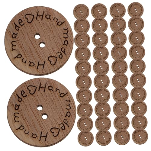 VILLFUL 100 Stück Holzknöpfe Doppelloch Holzknoepfe für Nähen Stricken DIY Basteln Kleine Mantelknöpfe Natürliche Holzknöpfe Handgefertigt für Kleidung Jacken Pullover VILLFUL 100 Stück Holzknöpfe Doppelloch Holzknoepfe für Nähen Stricken DIY Basteln Kleine Mantelknöpfe Natürliche Holzknöpfe Handgefertigt für Kleidung Jacken Pullover von VILLFUL