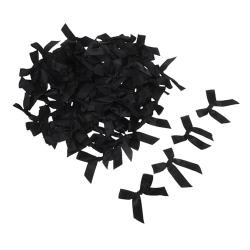 VILLFUL 100 Stück Kleine Schwarze Satinbänder Schleifen aus Polyester Langlebige Mini-bögen für DIY Bastelarbeiten Haaraccessoires Geschenkverpackung Party Festtagsdekorationen VILLFUL 100 Stück Kleine Schwarze Satinbänder Schleifen aus Polyester Langlebige Mini-bögen für DIY Bastelarbeiten Haaraccessoires Geschenkverpackung Party Festtagsdekorationen von VILLFUL