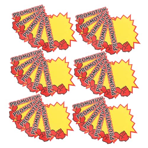 VILLFUL 100 Stück Verkaufsschilder-etiketten Für Einzelhandelsgeschäfte, Rabattanhänger Für Ladenverkaufsschilder, Einzelhandelsgeschäftsaufkleber Für Verkaufspreisschilder, Ladentafel von VILLFUL