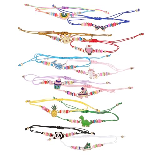 VILLFUL 12St Perlenarmbänder für Kleinkinder Kinder moebel Kindermode Kinder Armband mit Schmetterlingsmotiv partyzubehör Kinder Elastische Armbänder für Kinder Perlenarmband Legierung von VILLFUL