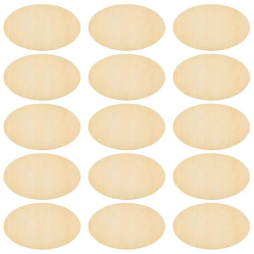 VILLFUL 15 Stück Ovale Unbehandelte Holzscheiben für Bastelprojekte Diy Holzplatten zum Malen und Dekorieren für Heimdekoration und Kreative Ideen VILLFUL 15 Stück Ovale Unbehandelte Holzscheiben für Bastelprojekte Diy Holzplatten zum Malen und Dekorieren für Heimdekoration und Kreative Ideen von VILLFUL