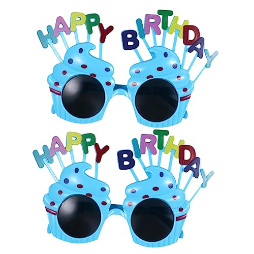 VILLFUL 2 Stück Cosplay Partybrille Lustige Brille Geburtstagsbrille Partybrille von VILLFUL