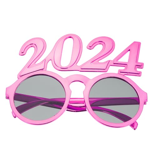 VILLFUL 2024 Brille 2024 Modellierbrille Silvesterbrille Partybrillen Requisiten Silvesterpartybrille Performancebrille Partybrillen Party Requisiten Partyzubehör von VILLFUL