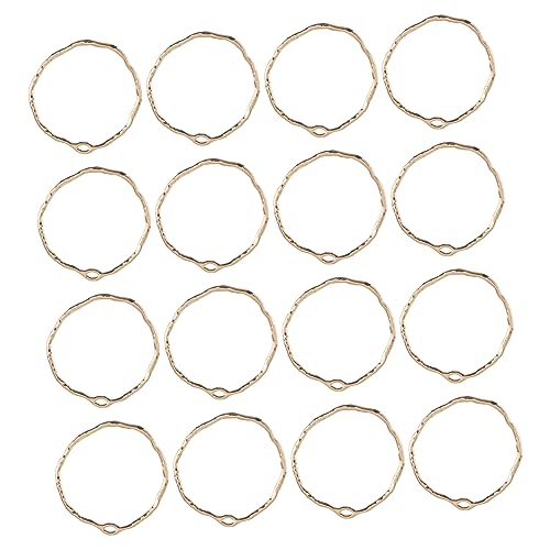 VILLFUL 20pcs DIY -schmuckzubehör Unregelmäßige Runde DIY Ohrring Decor Accessoires von VILLFUL