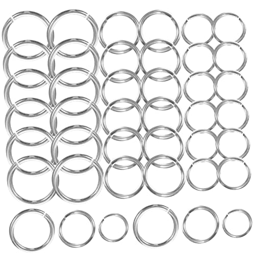 VILLFUL 3 Sterling Silber Schmuck Biegering Armband Spaltring Biegering Für DIY Sterling Silber Schmuckherstellung Zubehör Schmuckherstellung Biegeringe Runde Schmuckverbinder Biegering von VILLFUL