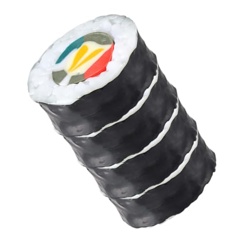 VILLFUL 4 Teiliges Sushi Modell, Simuliertes Sushi Spielzeug, Künstliches Japanisches Essen, Gefälschtes Sushi, Realistisches Sushi Lebensmittelmodell, Simulation, Onigiri Modell, von VILLFUL