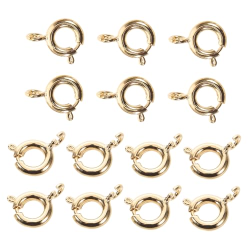 VILLFUL 50 Stück Federklammern Metall Verschlüsse für Schmuckherstellung Langlebige und Schlussringe für Armbänder und Praktische Befestigungselemente für Diy Schmuckzubehör VILLFUL 50 Stück Federklammern Metall Verschlüsse für Schmuckherstellung Langlebige und Schlussringe für Armbänder und Praktische Befestigungselemente für Diy Schmuckzubehör von VILLFUL