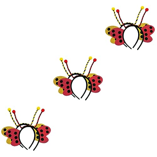 VILLFUL 6 Stk Schmetterlingsbienen-Stirnband Plüsch-Tier-Stirnbänder Party-Haarschmuck schöne Haardeko kinder haarschmuck tier haarreif entzückender Kopfschmuck schönes Cartoon-Stirnband von VILLFUL