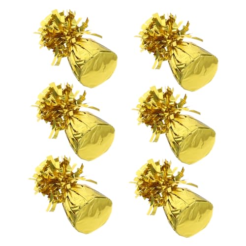 VILLFUL 6 Stück Ballon-Gewichtsblock Hochzeit schweres Ballongewicht Ballonbogengewichte Hochzeitsballon-Accessoire Zubehör für Hochzeitsballons Gewichte für Ballon Zementblock Golden VILLFUL 6 Stück Ballon-Gewichtsblock Hochzeit schweres Ballongewicht Ballonbogengewichte Hochzeitsballon-Accessoire Zubehör für Hochzeitsballons Gewichte für Ballon Zementblock Golden von VILLFUL
