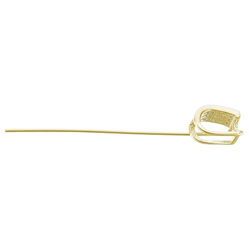 VILLFUL Anhängerclip mit Juwelier Schmuckverbinder Zauberverbeteranschlüsse Halskettenverschlüsse Verschluss Anhängerverschluss Stift Golden Verstärker Verbinder Sterling Federring Langem von VILLFUL