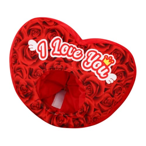 VILLFUL Herzförmiger Plüschhut für Valentinstag Neuheit Kostüm Kopfbedeckung für Unisex als Foto Requisite für Partys Vielseitig Einsetzbar für Verschiedene Anlässe VILLFUL Herzförmiger Plüschhut für Valentinstag Neuheit Kostüm Kopfbedeckung für Unisex als Foto Requisite für Partys Vielseitig Einsetzbar für Verschiedene Anlässe von VILLFUL