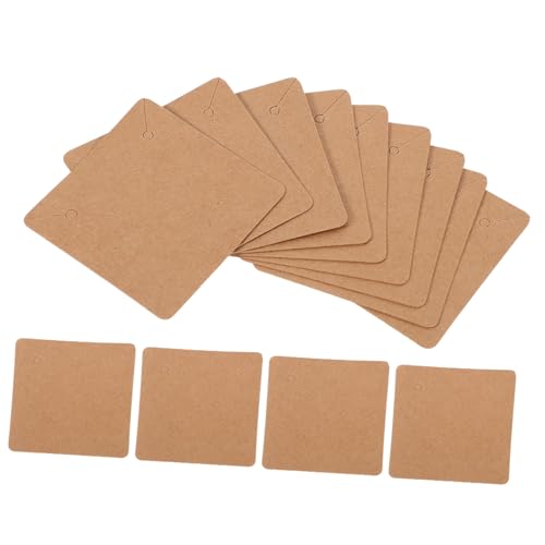 VILLFUL Kraftpapier Ohrringkarten Und Halsketten Displaykarten Für Schmuckverpackung Hochwertige Schmuckkarten Aus Umweltfreundlichem Material Ideal Für Ohrringe Und von VILLFUL