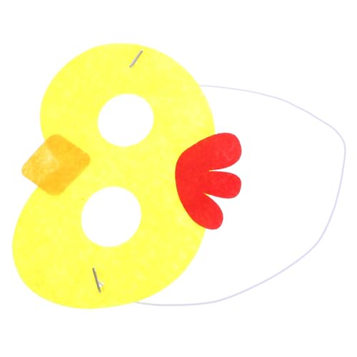 VILLFUL Ostern Küken Kostümmaske Tier Augenabdeckung Küken Party Maske Kinderkostüm Maske Ostern Kopfbedeckung Tierverkleidungsmaske Cartoon Küken Maske von VILLFUL