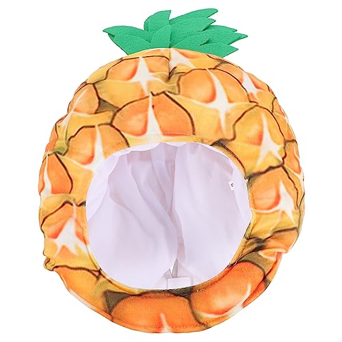 VILLFUL Plüsch Obstmaskenhut Für Cosplay, Ananas Maskenhut, Requisite, Ananas Hut, Foto Requisite, Lustiger Plüsch Obsthut, Süßer Obstmaskenhut, Ananas Maskenhut Für Partys, Ananas von VILLFUL