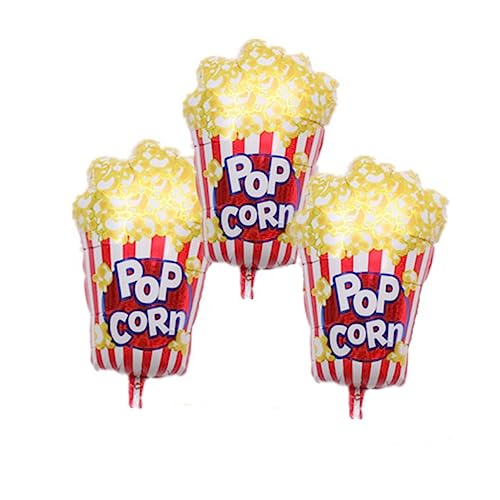 VILLFUL Popcorn Aluminiumfolien Ballon Set Für Feierlichkeiten Sandweiße Neon Luftballons Foto Requisiten Für Festival Hochzeit Geburtstag Und Jahrestage Ideale Party Dekoration von VILLFUL