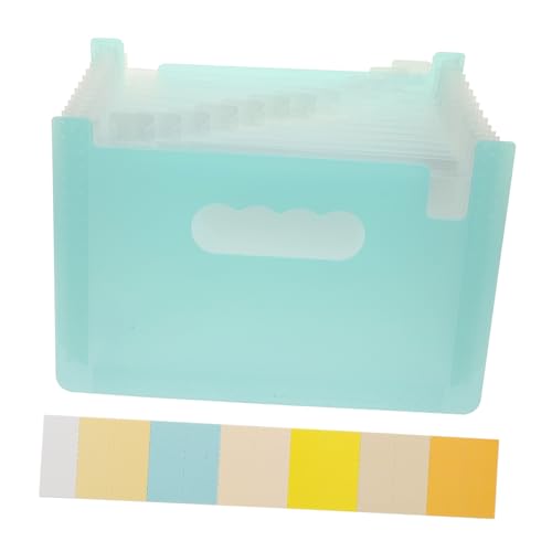 VILLFUL Quittungsspeicherung organisieren Office-Coupon-Organizer Bürozubehör Brief office organizer büro organizer praktischer Gutscheinhalter tragbarer Quittungsorganisator pp Sky-blue von VILLFUL