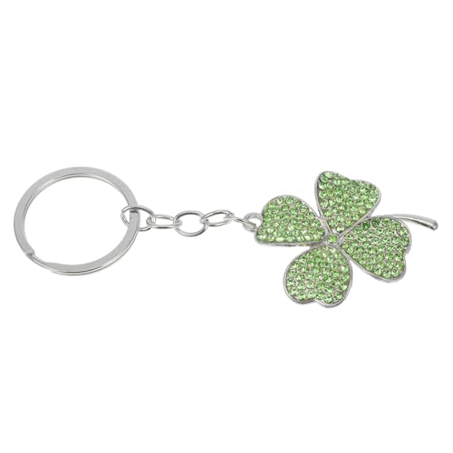 VILLFUL Schlüsselanhänger Mit Vierblättrigem Kleeblatt, Irisches Kleeblatt, Glückskleeblatt, Schlüsselanhänger, Geldbörse, Tasche, Anhänger, Glücksbringer, St. Patrick's Day, Dekoration von VILLFUL