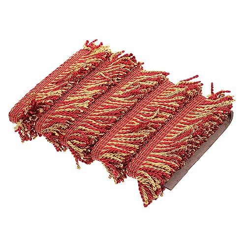 VILLFUL Twist Tassel Ear Curtain Tassel Trim DIY Fringe Trim Sofa Tassel Trim Tassel Border Curtain Fringe Sewing Trim & Embellishments Curtain Tassel Fabric Trim Curtain Fabric Trim von VILLFUL