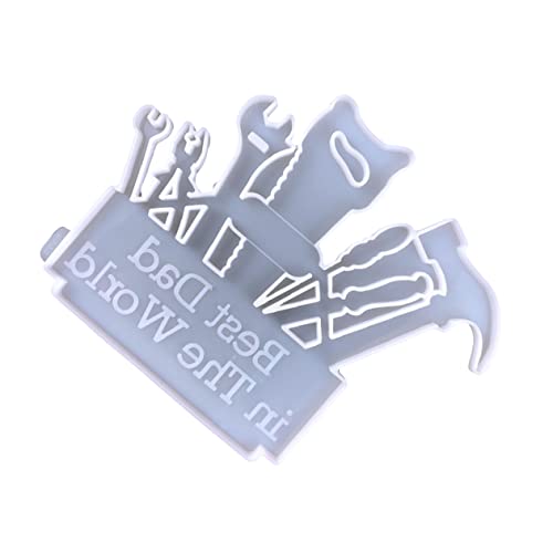 VILLFUL Vatertag Anhängerform Papa Schimmel für Herstellung Väter Tagesdekor Epoxid-Gießform Türschildform aus Silikon Formen Handwerk wiederverwendbare Epoxidharzform Kieselgel Weiß VILLFUL Vatertag Anhängerform Papa Schimmel für Herstellung Väter Tagesdekor Epoxid-Gießform Türschildform aus Silikon Formen Handwerk wiederverwendbare Epoxidharzform Kieselgel Weiß von VILLFUL