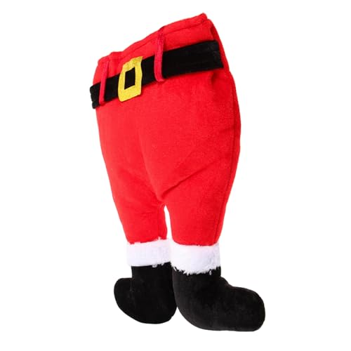 VILLFUL Weihnachtsmützen Aus Polyester Und Flanell Weihnachtsmann Hose Mütze Weihnachtsmütze Weihnachtsmann Kostüm von VILLFUL