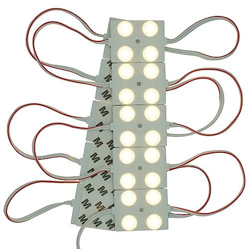 VIMLED 12V LED Einspritzmodule – 10 Stück je 4W in warmweiß – IP67 wasserdichte SMD LED Injektion Module zur Beleuchtung für Lichtwerbung, Ambiente oder als Arbeitslicht von VIMLED