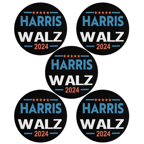 Harris Waltz 2024 Button-Anstecker Kamala Harris Tim Walz Waltz for President Vp Anstecker und Anstecker Kreise Abzeichen Runde Brustanstecker Brosche Dekor 8 von VINPHISH