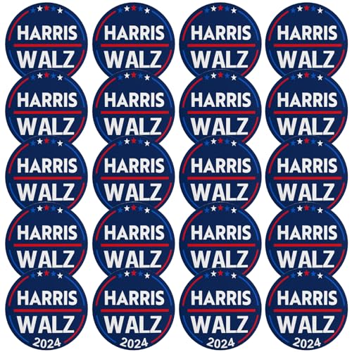 Harris Waltz 2024 Button-Anstecker Kamala Harris Tim Walz Waltz for President Vp-Anstecker und -Buttons Kreis-Abzeichen Runde Brustanstecker Brosche Dekor 1 von VINPHISH