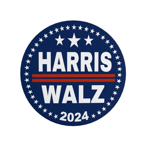 Harris Waltz 2024 Button-Anstecker Kamala Harris Tim Walz Waltz for President Vp-Anstecker und -Buttons Kreis-Abzeichen Runde Brustanstecker Brosche Dekor 3 von VINPHISH