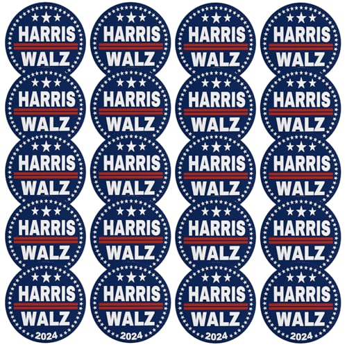 Harris Waltz 2024 Button-Anstecker Kamala Harris Tim Walz Waltz for President Vp-Anstecker und -Buttons Kreis-Abzeichen Runde Brustanstecker Brosche Dekor 3 von VINPHISH