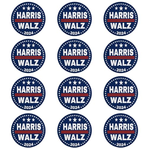 Harris Waltz 2024 Button-Anstecker Kamala Harris Tim Walz Waltz for President Vp-Anstecker und -Buttons Kreis-Abzeichen Runde Brustanstecker Brosche Dekor 3 von VINPHISH