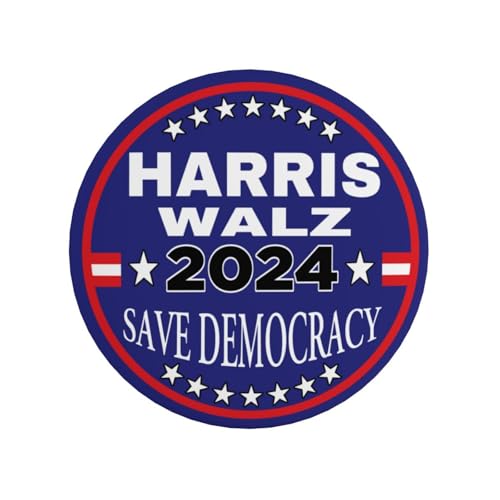 Harris Waltz 2024 Button-Anstecker Kamala Harris Tim Walz Waltz for President Vp-Anstecker und -Buttons Kreis-Abzeichen Runde Brustanstecker Brosche Dekor 5 von VINPHISH