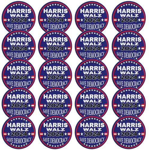 Harris Waltz 2024 Button-Anstecker Kamala Harris Tim Walz Waltz for President Vp-Anstecker und -Buttons Kreis-Abzeichen Runde Brustanstecker Brosche Dekor 5 von VINPHISH