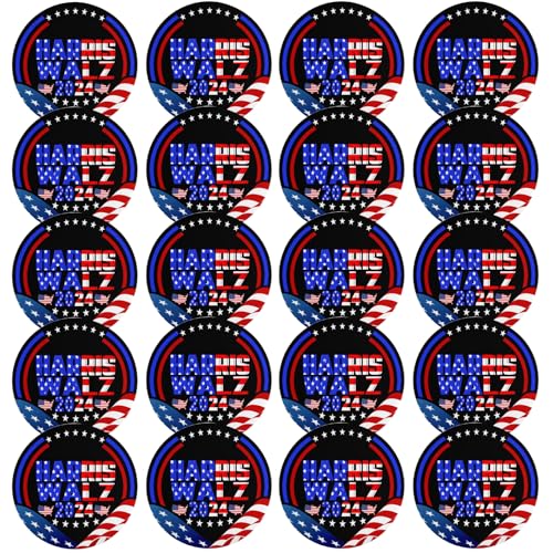 Harris Waltz 2024 Button-Anstecker Kamala Harris Tim Walz Waltz for President Vp-Anstecker und -Buttons Kreis-Abzeichen Runde Brustanstecker Brosche Dekor 6 von VINPHISH