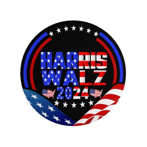 Harris Waltz 2024 Button-Anstecker Kamala Harris Tim Walz Waltz for President Vp-Anstecker und -Buttons Kreis-Abzeichen Runde Brustanstecker Brosche Dekor 6 von VINPHISH